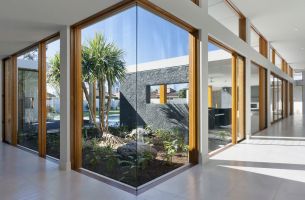 modern home glass windows doors