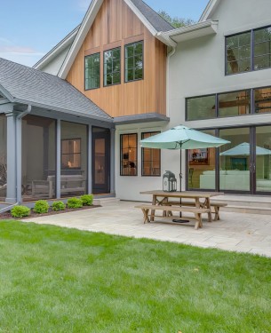 modern outdoor porch enclosure glass